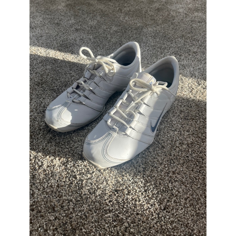 Nike Air Musique IV White Silver Dance Cheer Sneakers 312758-141 Womens Size 8